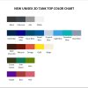 tank top color chart - Snoopy UK Shop