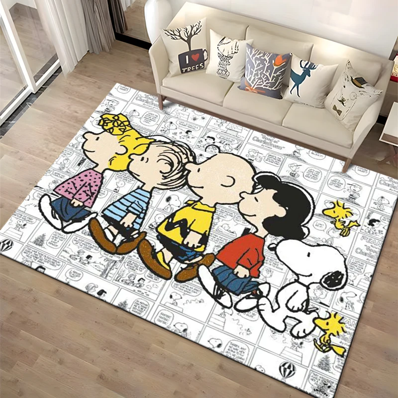 New Collection Cartoon Snoopy HD Printed Rugs