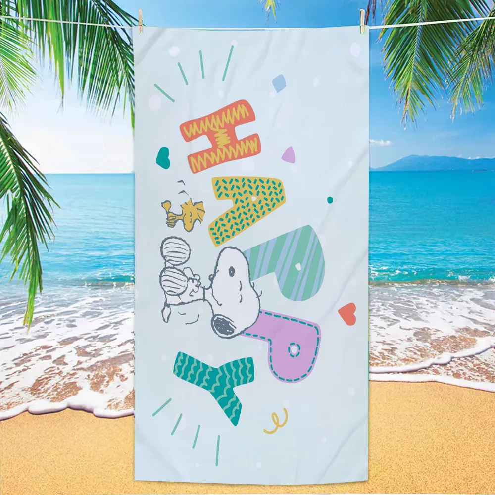 New Arrival Cartoon Snoopy Beach Towels