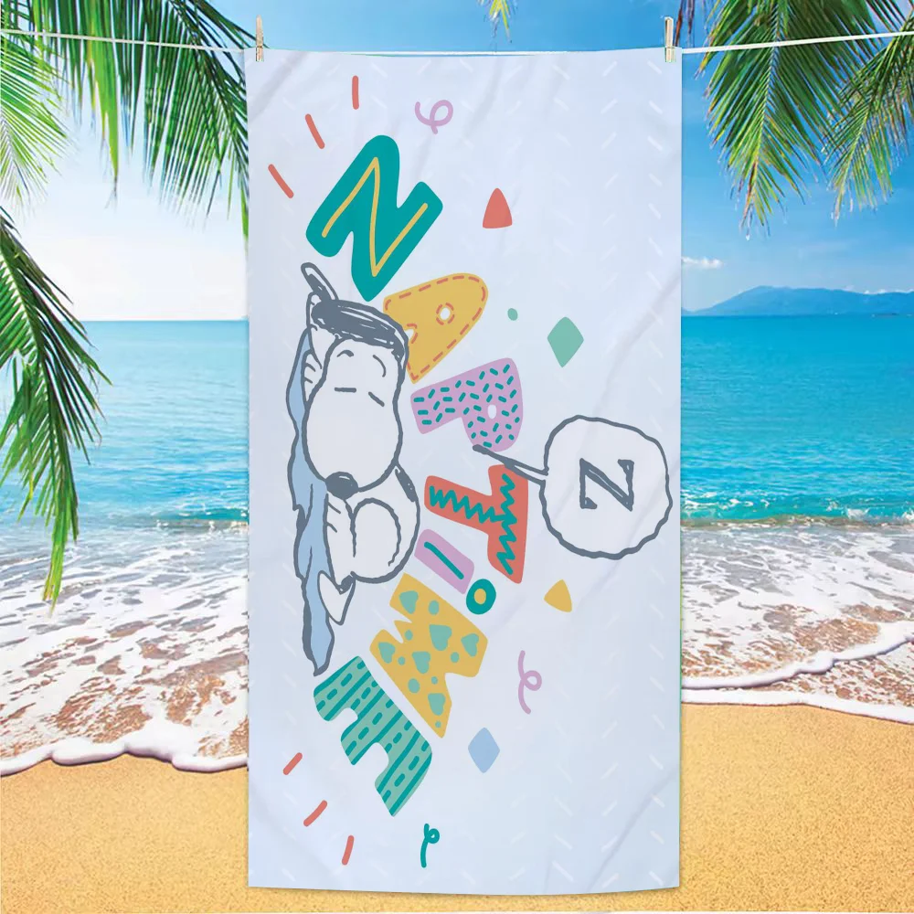 Hot Search Cartoon Snoopy Beach Towels