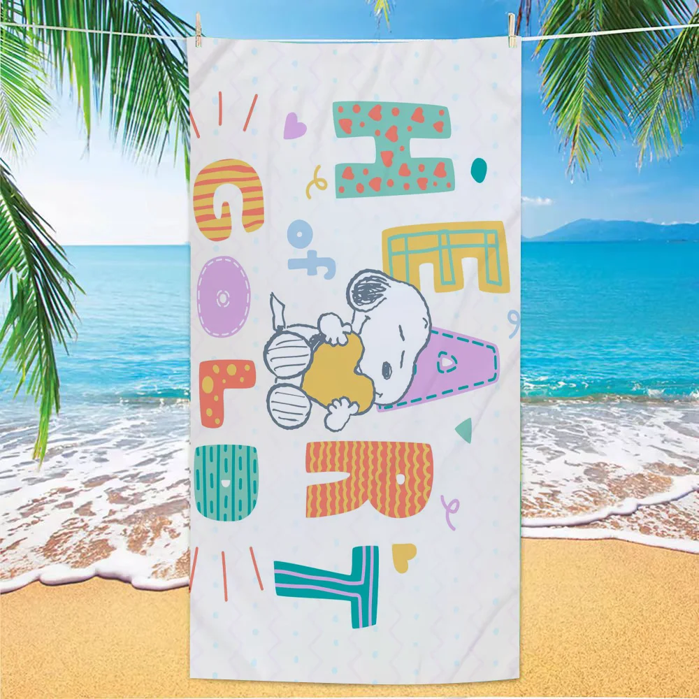Cartoon Snoopy Beach Towels
