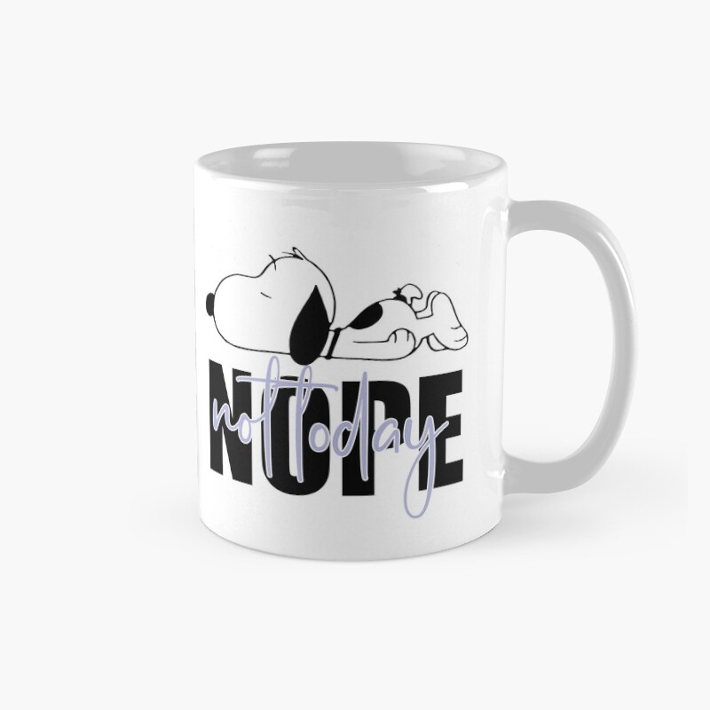 Snoopy Nope Not Today Nope Not Today Mug