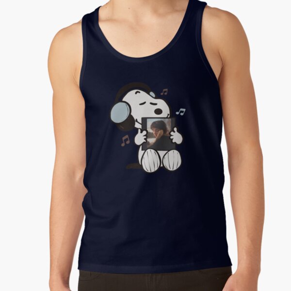 Snoopy Listening To Sling Tank Top - Image 6