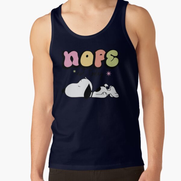 Snoopy Nope Not Today Nope Not Today Tank Top - Image 6
