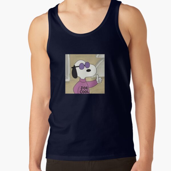 Purple Joe Cool Snoopy Tank Top - Image 6