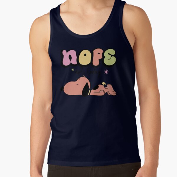Snoopy Nope Not Today Nope Not Today Tank Top - Image 6