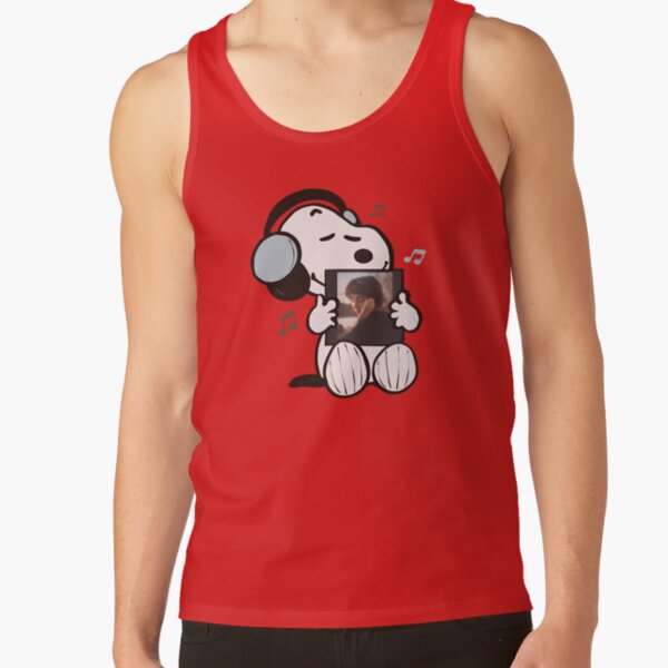 Snoopy Listening To Sling Tank Top - Image 5