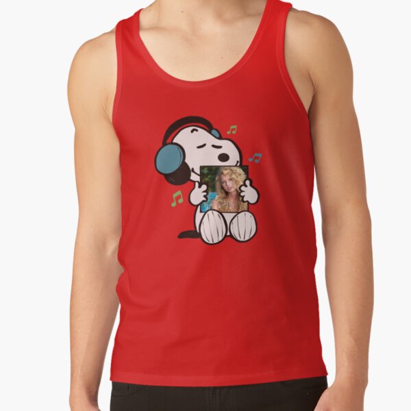 Snoopy Listening To Taylor Debut Tank Top - Image 5