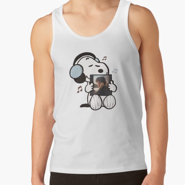 Snoopy Listening To Sling Tank Top