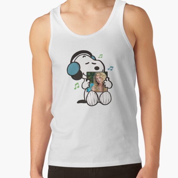 Snoopy Listening To Taylor Debut Tank Top