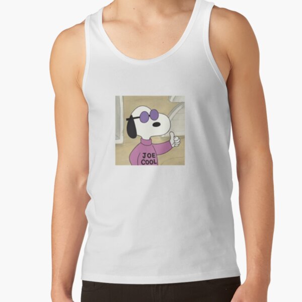 Purple Joe Cool Snoopy Tank Top - Image 2