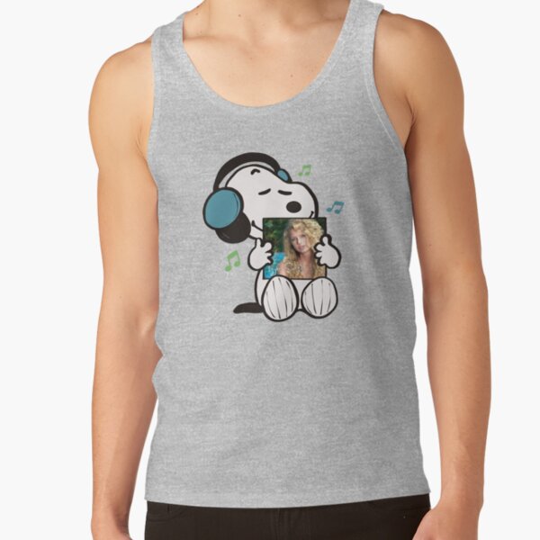 Snoopy Listening To Taylor Debut Tank Top - Image 4