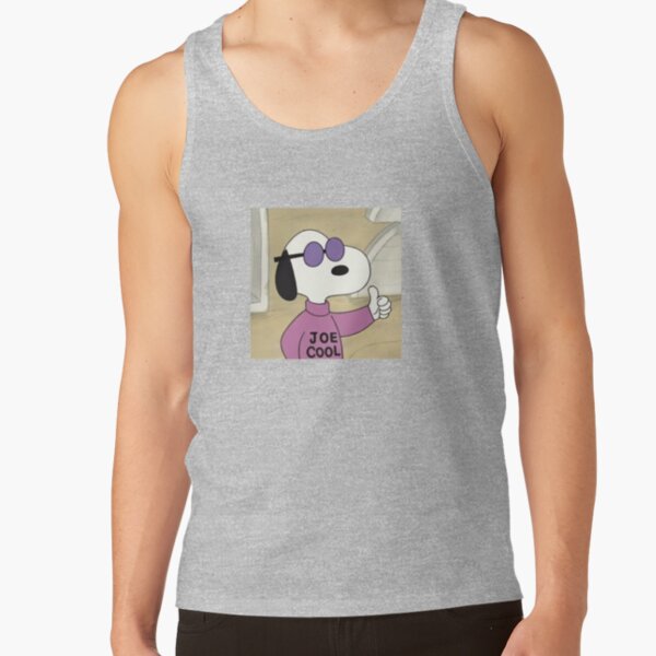 Purple Joe Cool Snoopy Tank Top - Image 4