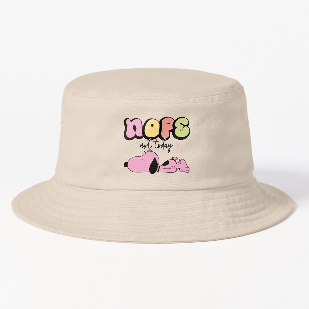 Snoopy Nope Not Today Nope Not Today Bucket Hat