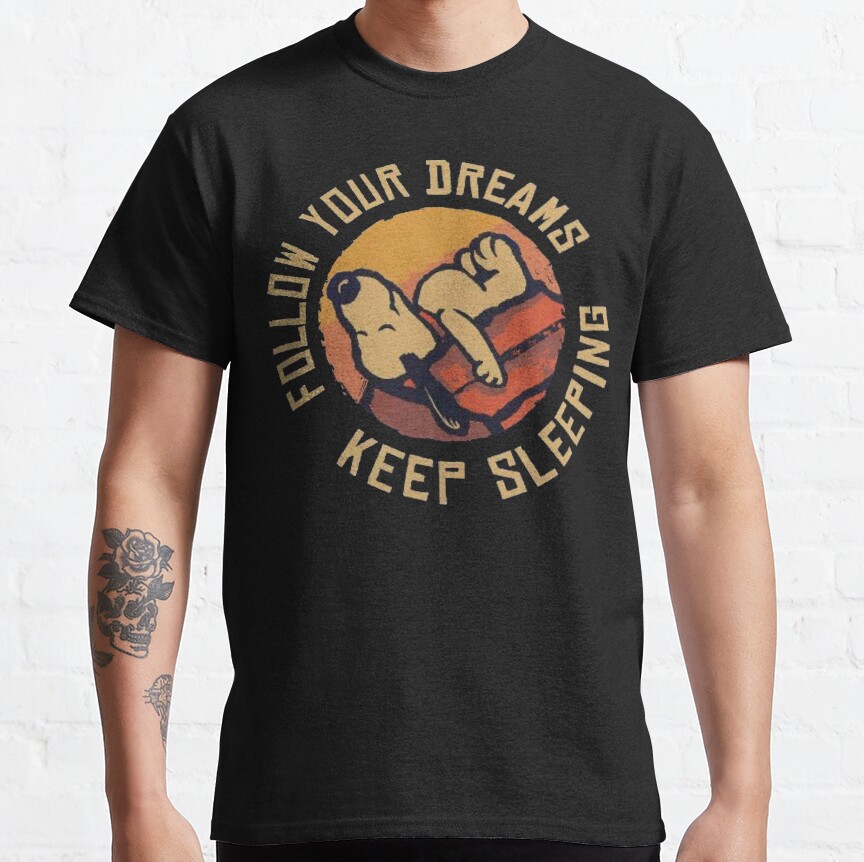 Sleeping Snoopy T-shirt