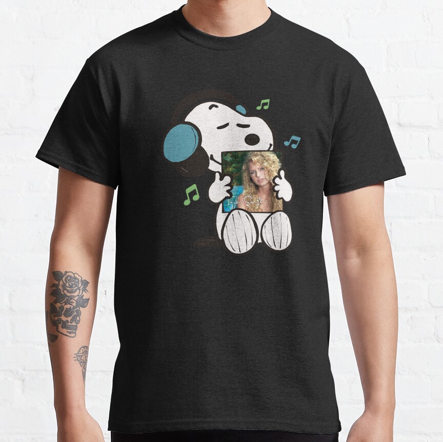 Snoopy Listening To Taylor Debut T-shirt - Image 2