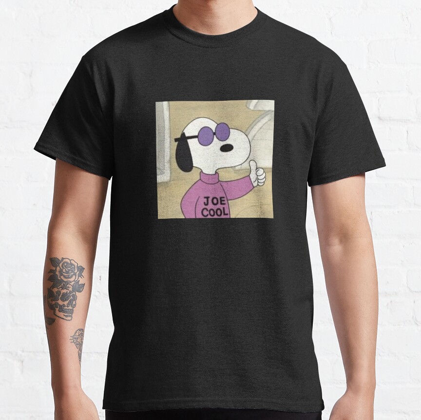 Purple Joe Cool Snoopy T-shirt - Image 4