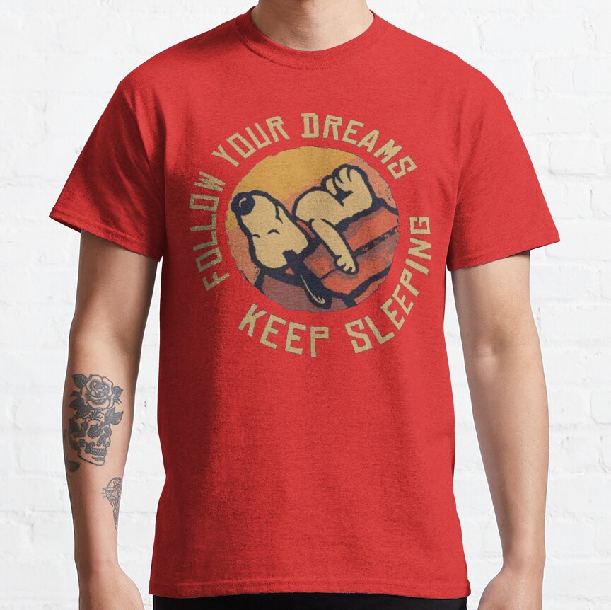 Sleeping Snoopy T-shirt - Image 6