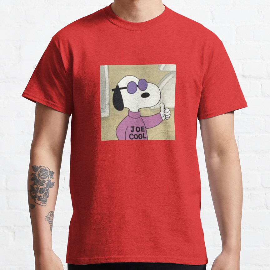 Purple Joe Cool Snoopy T-shirt