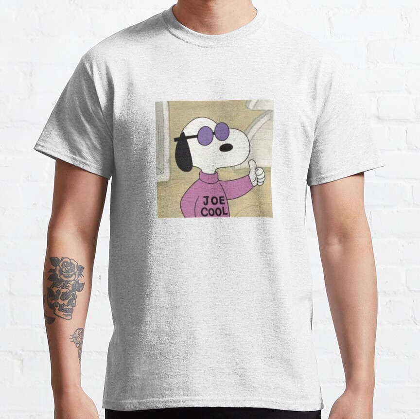 Purple Joe Cool Snoopy T-shirt - Image 2