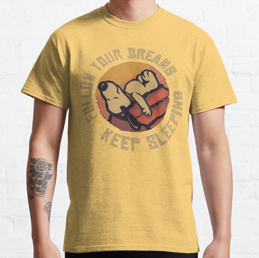 Sleeping Snoopy T-shirt - Image 7