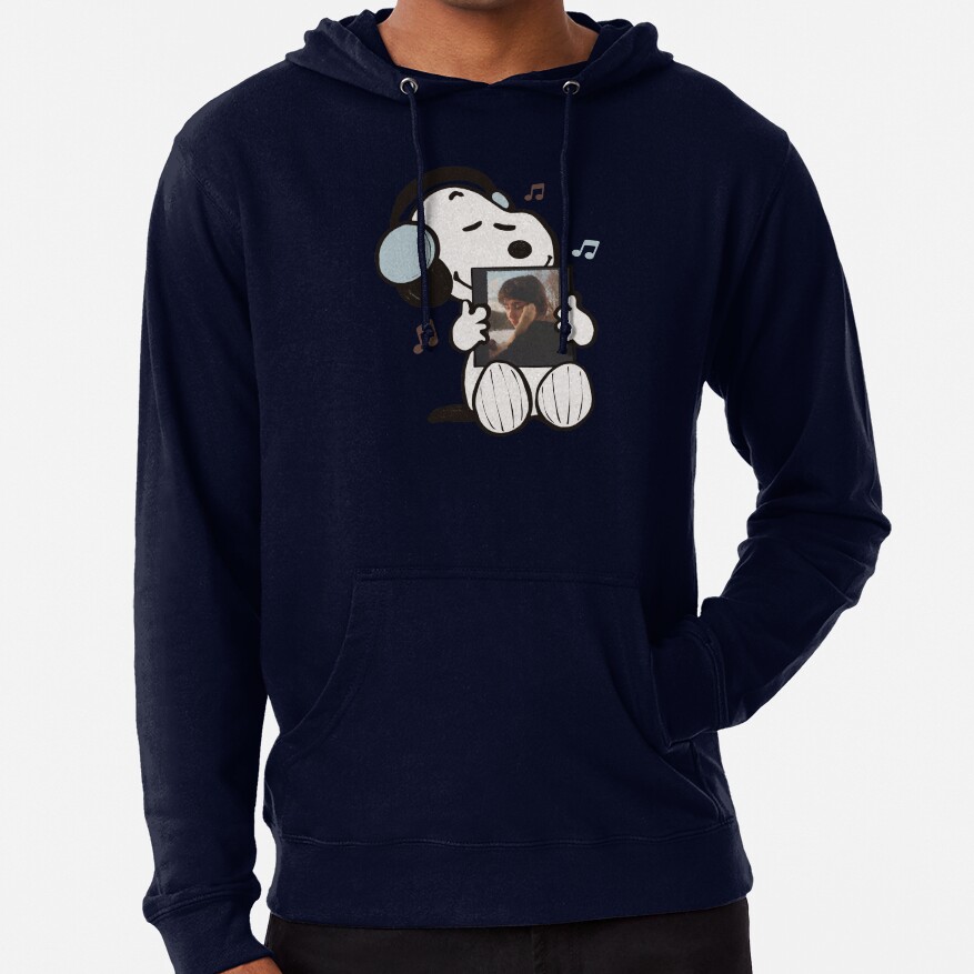Snoopy Listening To Sling Hoodie - Image 6