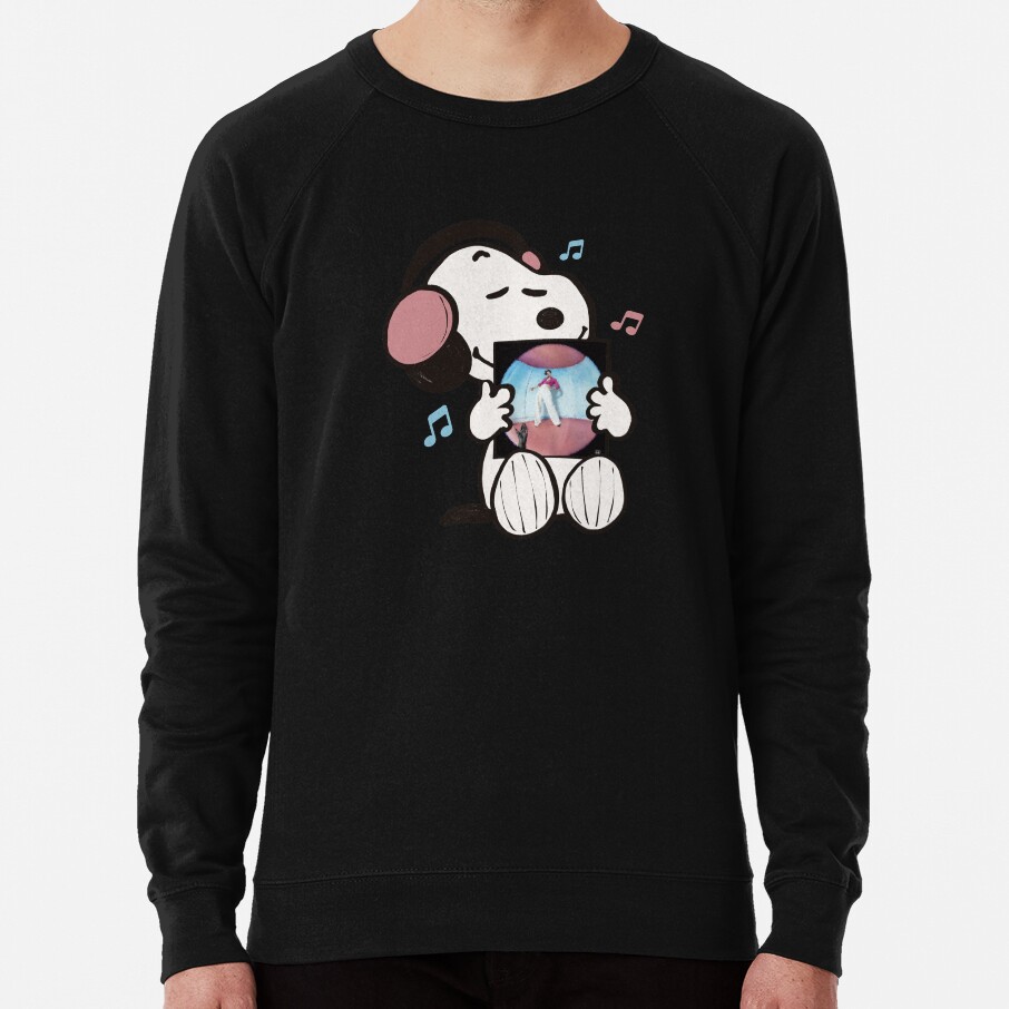 Snoopy Listening To Fine Line Sweatshirt - Image 2