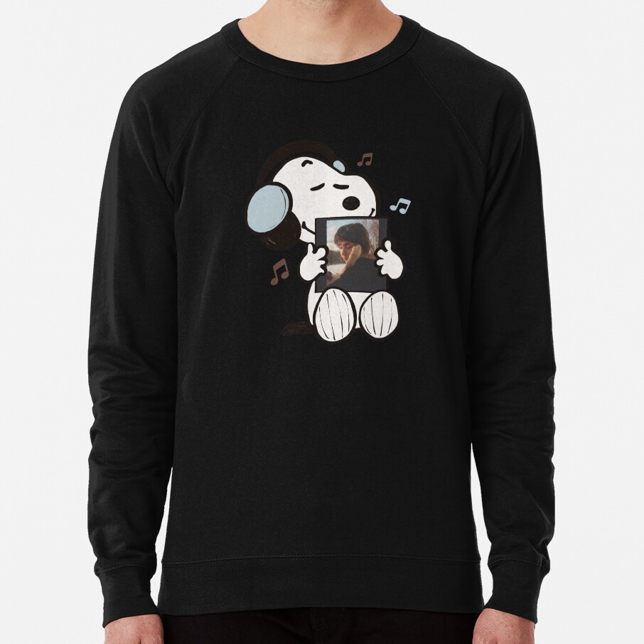 Snoopy Listening To Sling Sweatshirt - Image 2