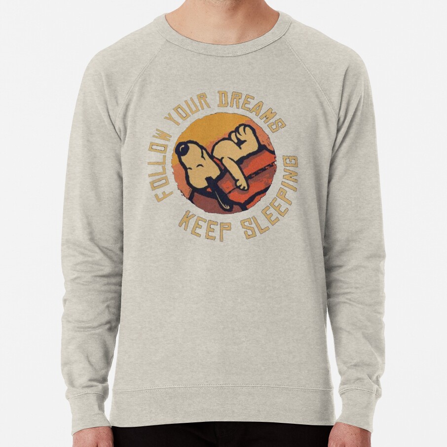 Sleeping Snoopy Sweatshirt - Image 4