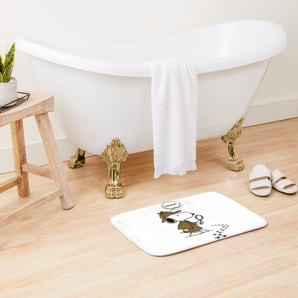 Snoopy Detective Snoops Bath Mat - Image 2