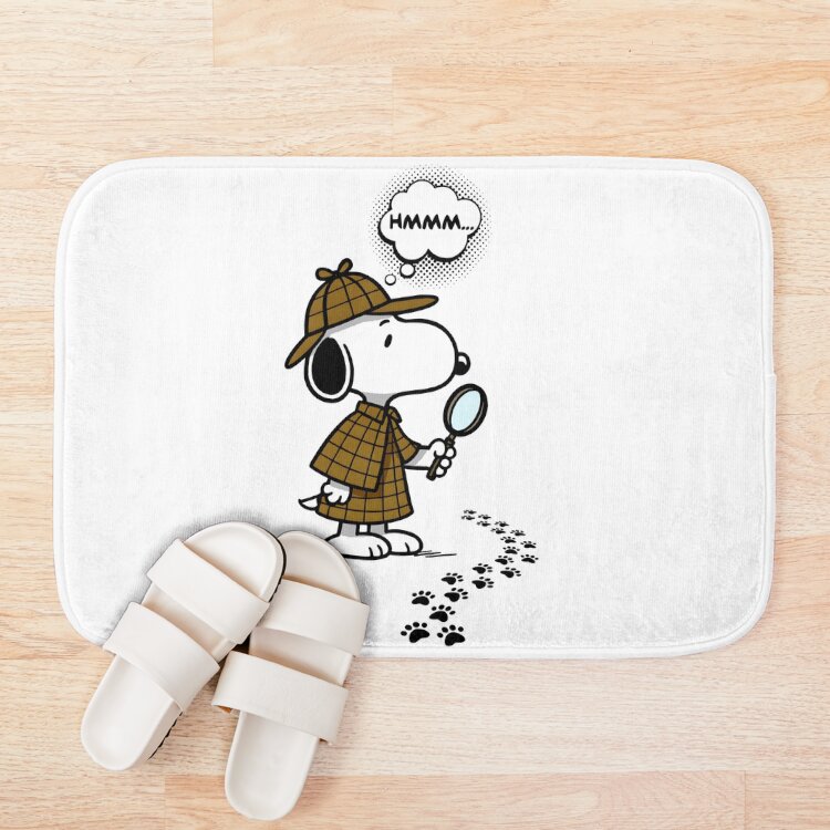 Snoopy Detective Snoops Bath Mat - Image 3