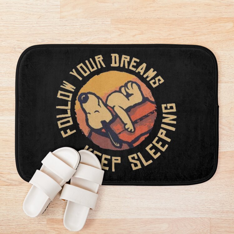 Sleeping Snoopy Bath Mat - Image 3