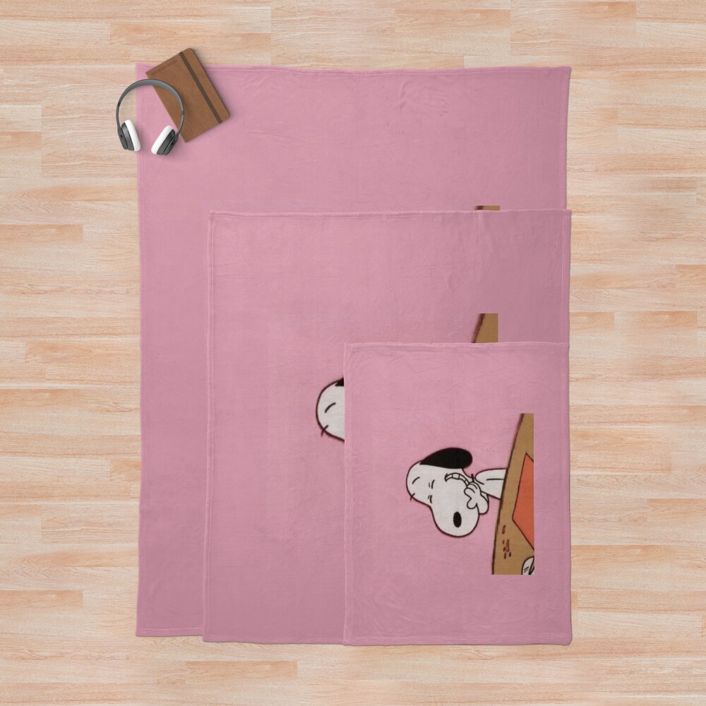 Snoopy Giggling Throw Blanket - Image 3