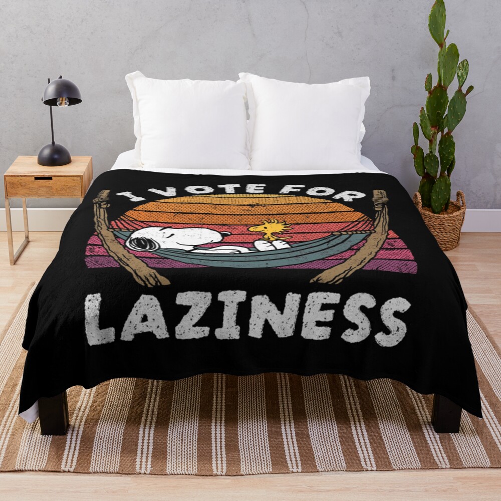 Snoopy Throw Blanket