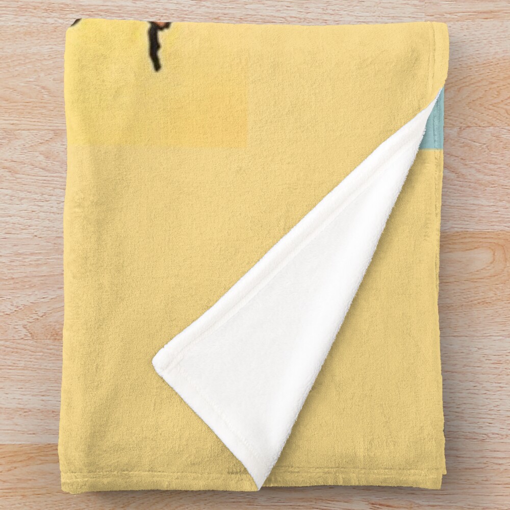 Snoopy At The Beach Throw Blanket - Image 2
