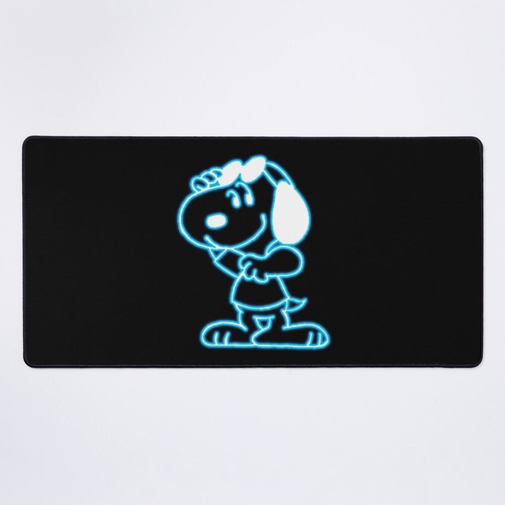 Snoopy Neon Mouse Pad