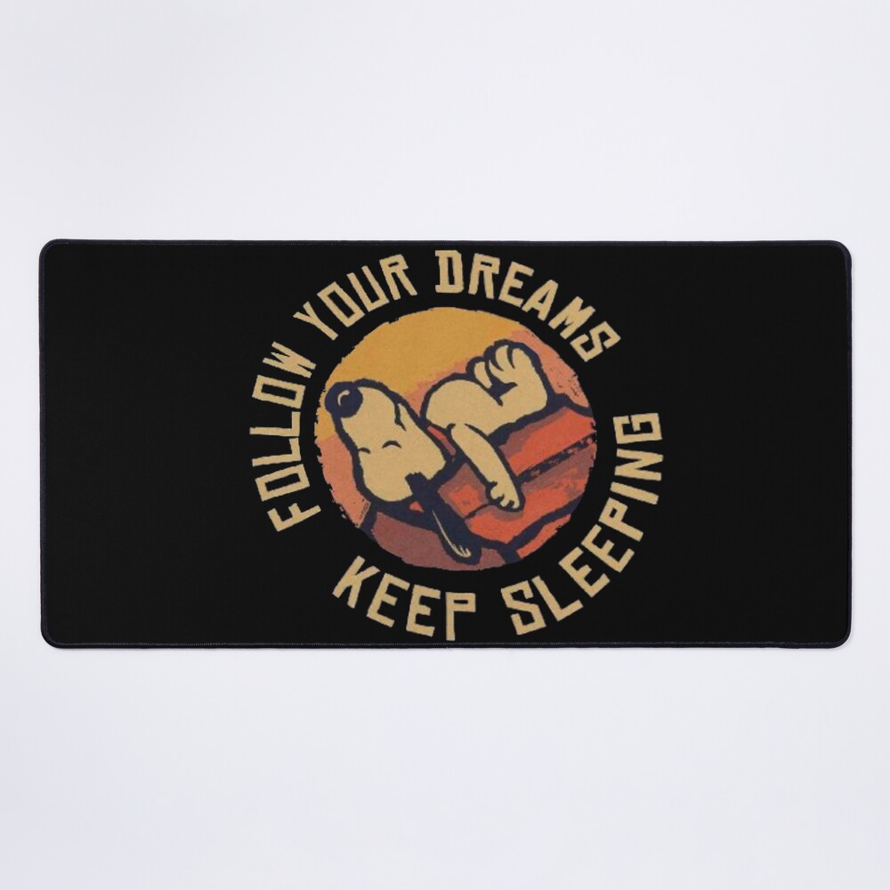 Sleeping Snoopy Mouse Pad