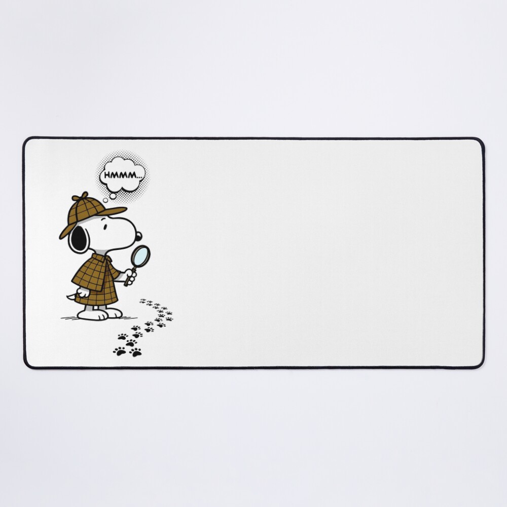 Snoopy Detective Snoops Mouse Pad