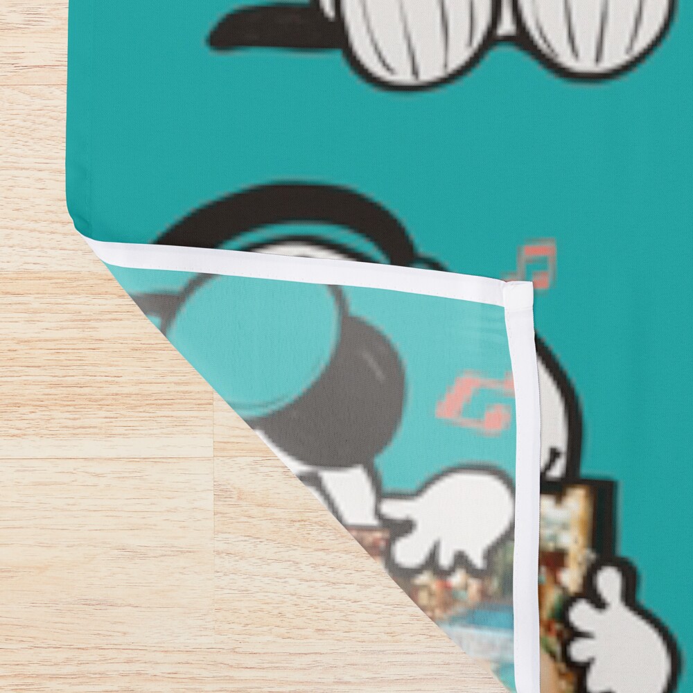 Snoopy Listening To The Rise And Fall Of A Midwest Princess Shower Curtain - Image 2