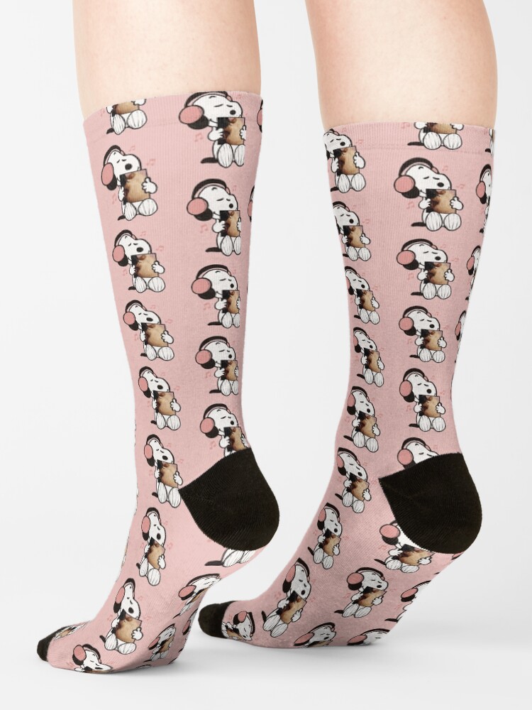 Snoopy Listening To Harry Styles Socks - Image 2
