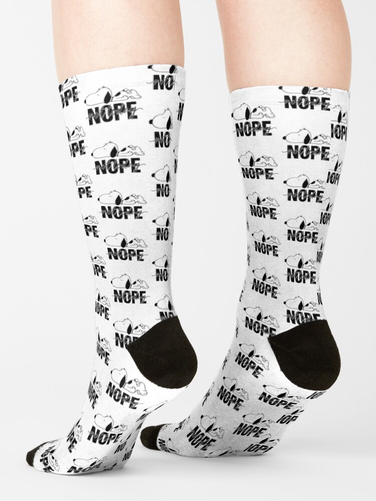 Snoopy Nope Not Today Nope Not Today Socks - Image 2
