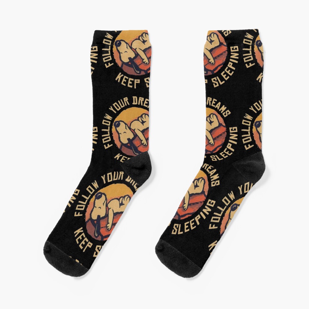 Sleeping Snoopy Socks