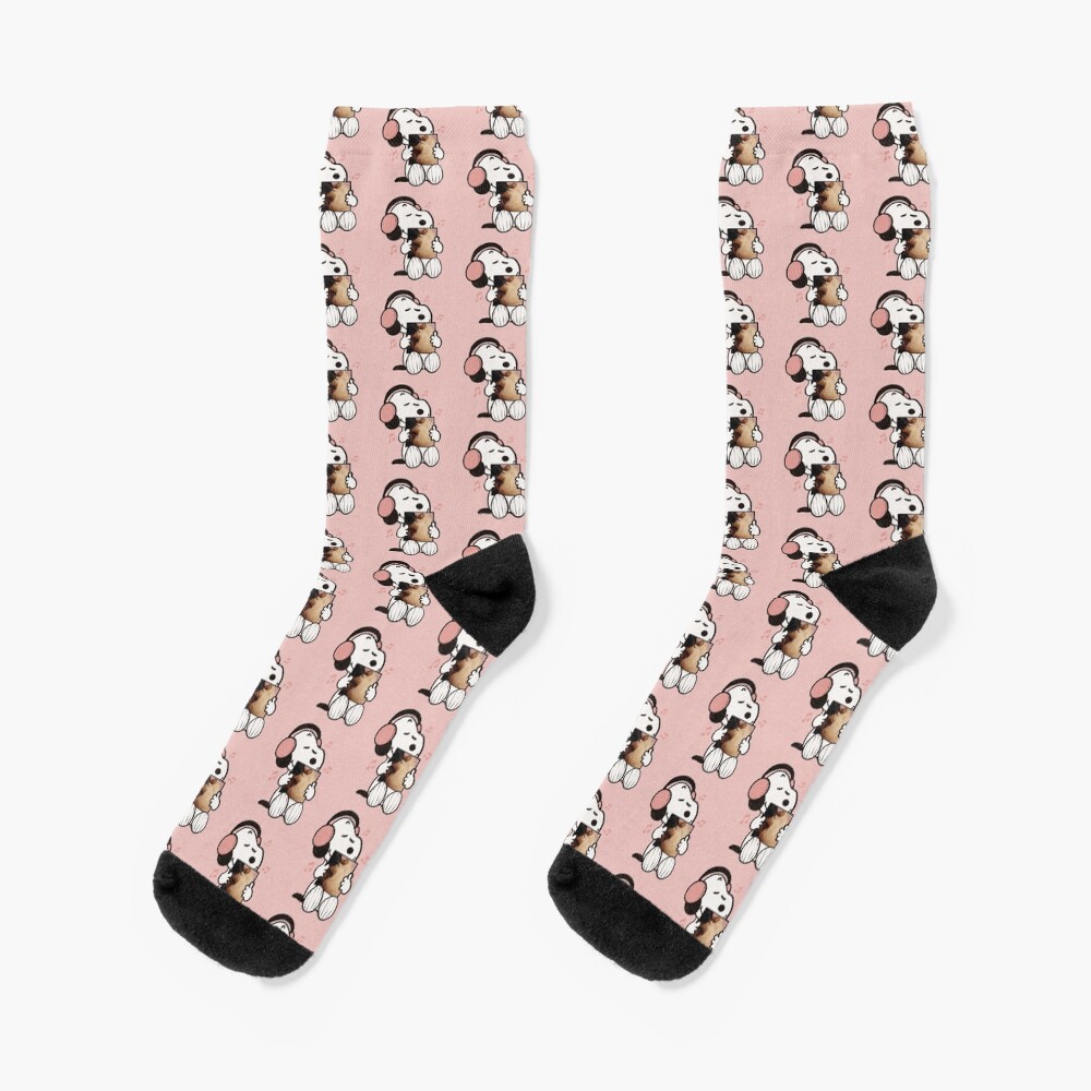 Snoopy Listening To Harry Styles Socks
