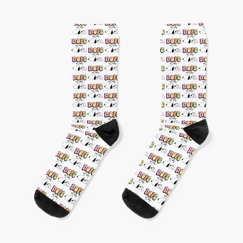 Snoopy Nope Not Today Nope Not Today Socks