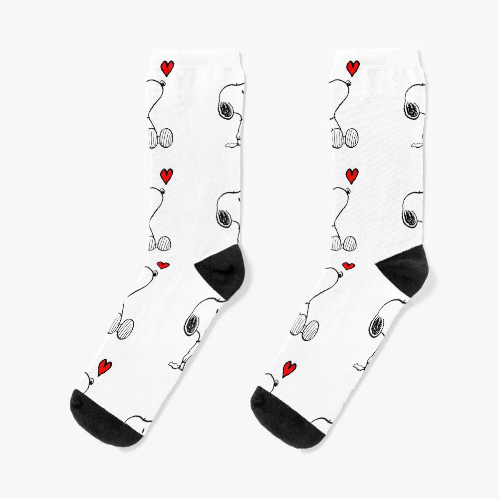 Green Flower Summer Snpy Socks