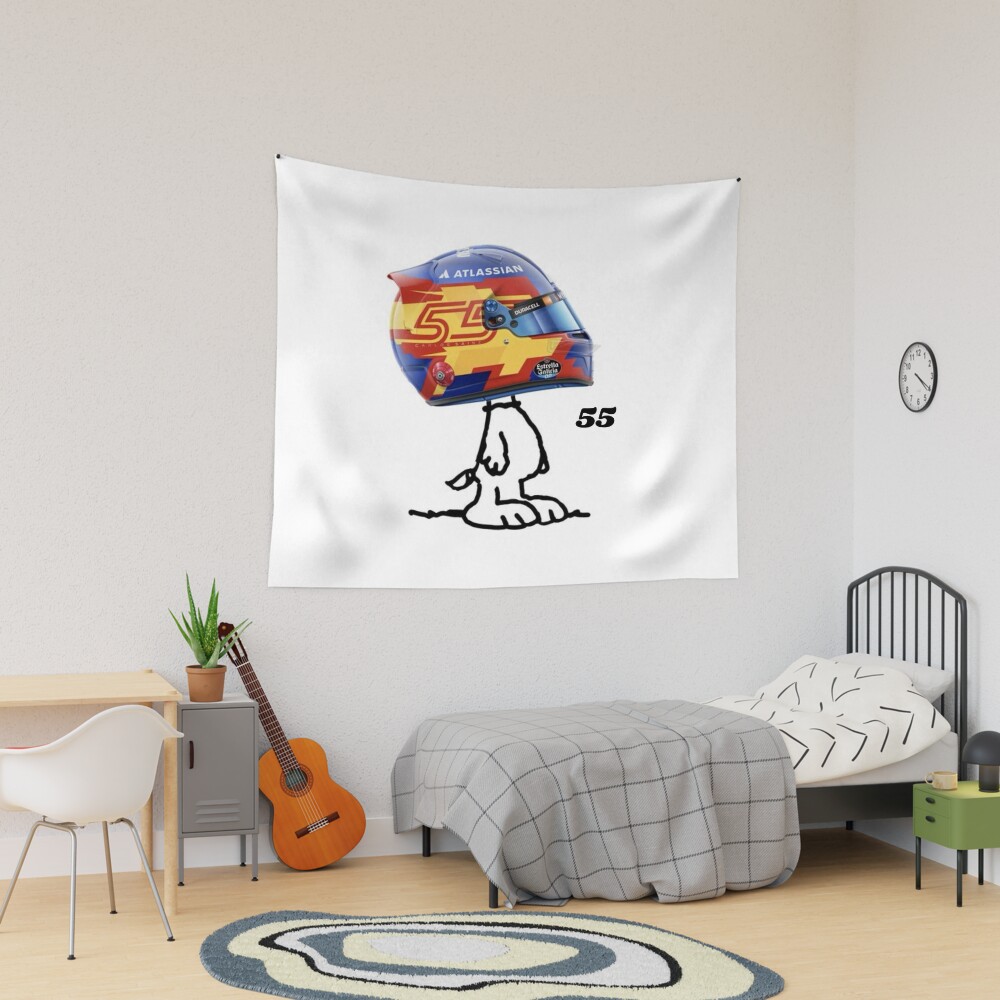 55 Carlos Sainz Jr Tapestry