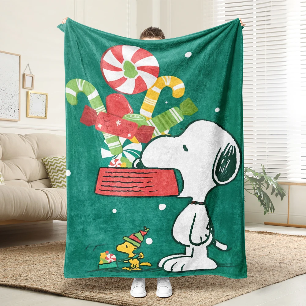 New Collection Snoopy Christmas Blanket